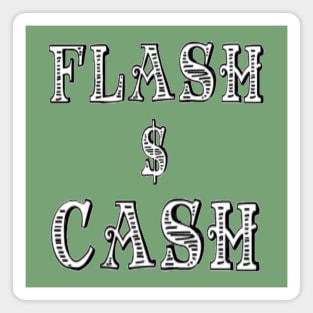 Jesse Flash FLASH CASH LOGO MERCH Magnet